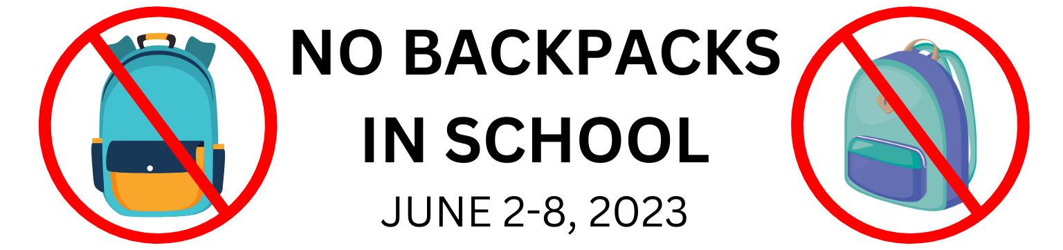  No Backpacks Icon